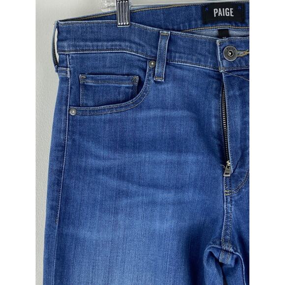 Paige Womens Lennox Blue Medium Wash Stretch Jeans Size 30X31 (1051) - Picture 7 of 15